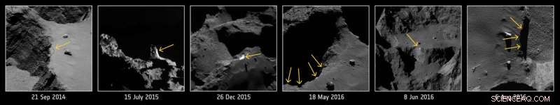 How Landslides and Avalanches Drive Long‑Term Activity on Comet 67P