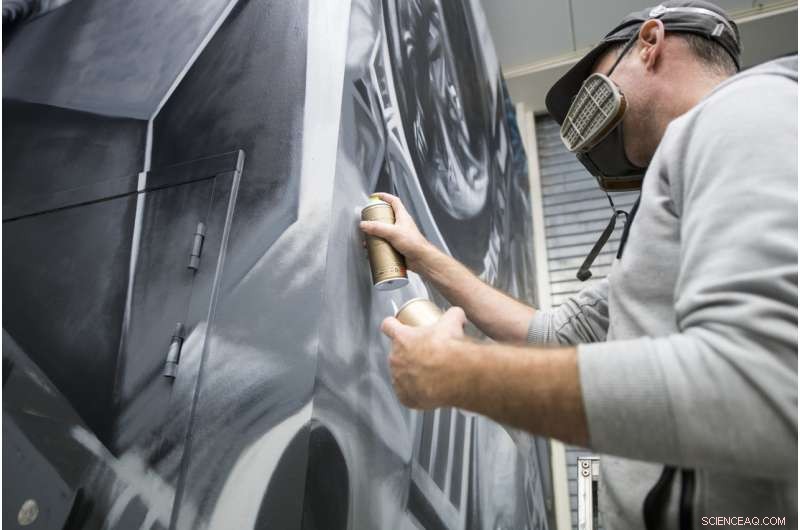 ESA s  Graffiti Without Gravity  Winner Leaves Iconic Mural at Compact Antenna Test Range