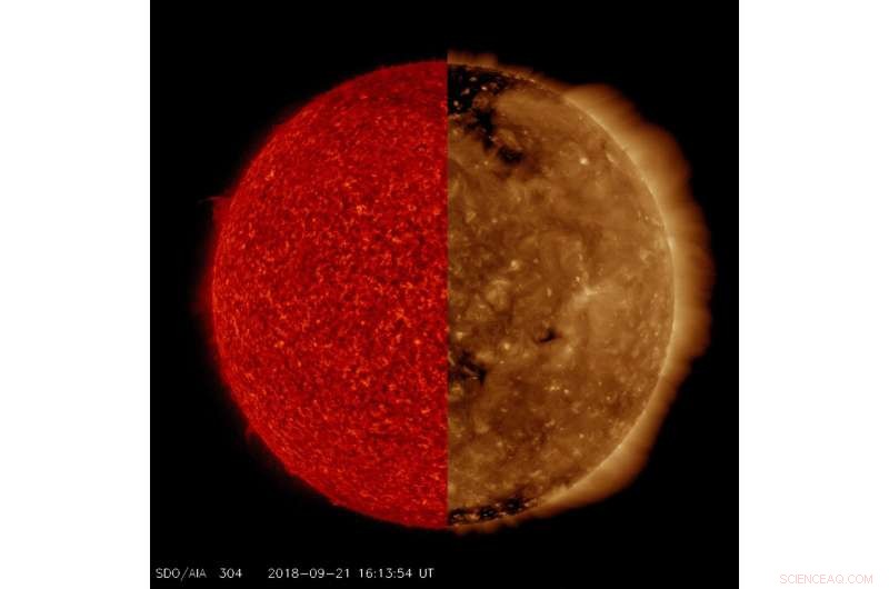 Dual Wavelength Solar Imaging: NASA s SDO Reveals the Sun in Two Distinct Views