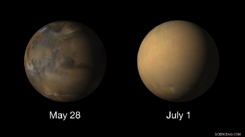 How a Tiny Curiosity Motor Uncovered a Massive Martian Dust Storm
