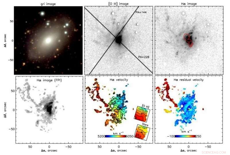 Discovery of Extended Emission Filaments in Markarian 6 Galaxy