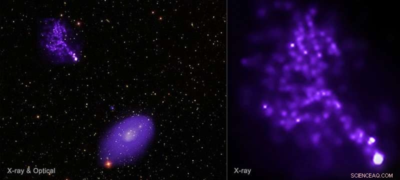 Decoding the Head or Tail of a Galactic Landscape with Chandra X‑ray Imaging