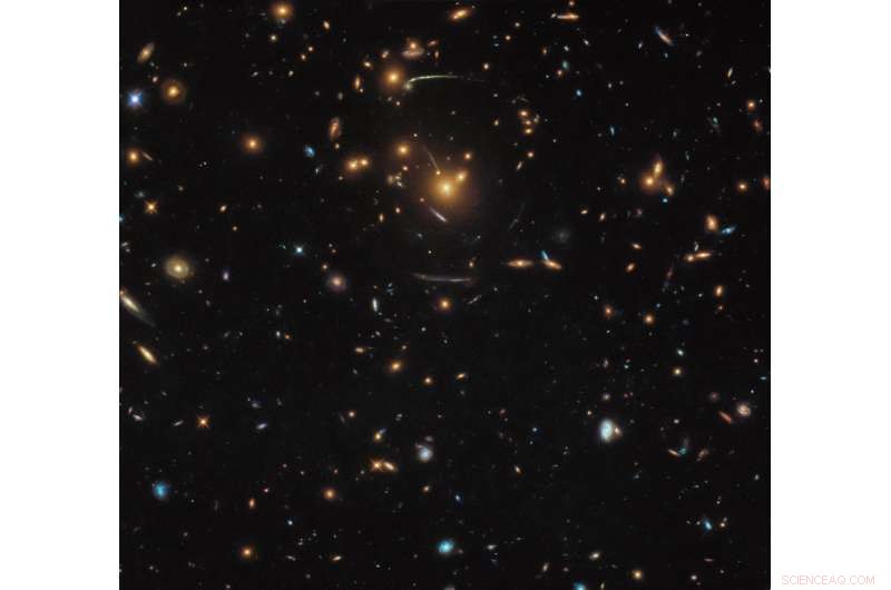 Hubble Space Telescope Reveals the Warped Fabric of the Cosmos