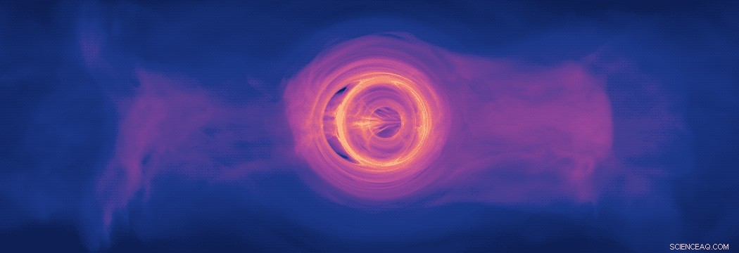 Revealing the Dance of Supermassive Black Holes: New Simulation Offers Fresh Insights