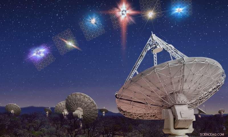 Australian Telescope Nearly Doubles Count of Elusive Fast Radio Bursts