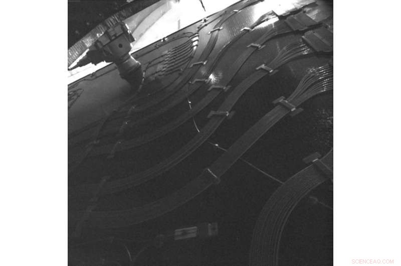 BepiColombo s Monitoring Camera Captures Rare View of Mercury Transfer Module