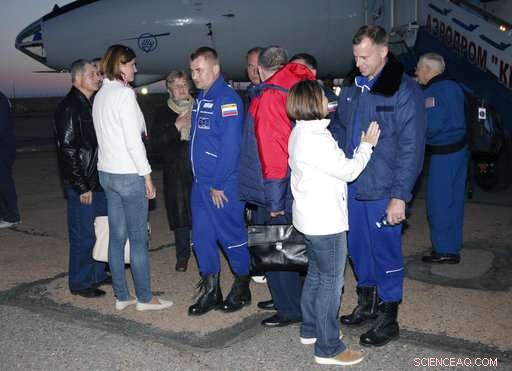 U.S. and Russian Astronauts Convene at Russian Space Center Following Launch Failure