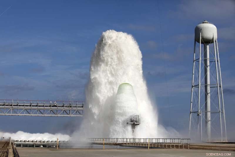 NASA Deploys Nearly 500,000 Gallons of Water in 60 Seconds to Safeguard SLS Launch