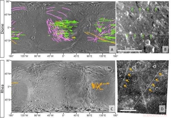 Saturn’s Moon Dione: Unveiling Mysterious Stripe Patterns