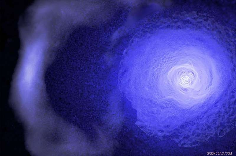 Ancient Cold Front Discovered in Perseus Cluster – A Stunning X‑Ray Image
