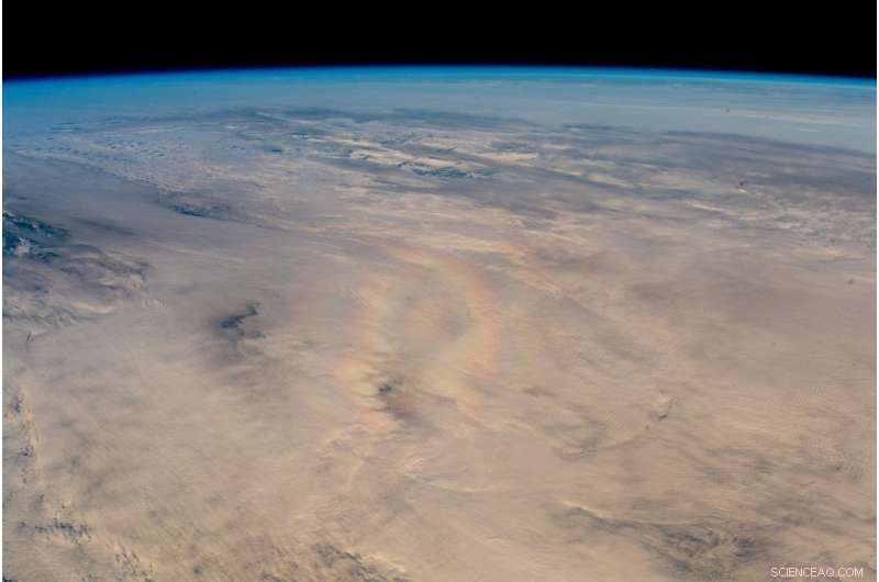 Rare Orbital Glory: Stunning Optical Phenomenon Captured from Space
