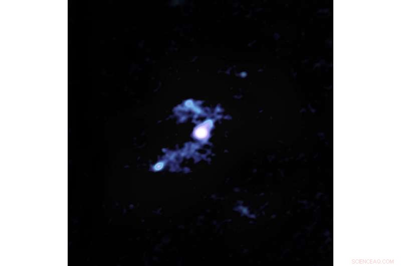 Transgalactic Streams Fuel the Universe s Brightest Galaxy