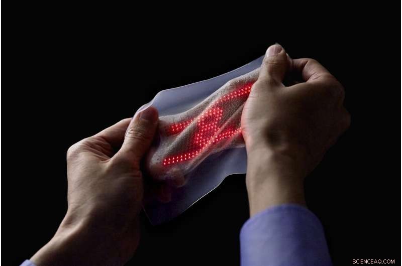 Japanese Scientists Create Ultra-Thin, Highly Elastic Skin Display for Flexible Tech
