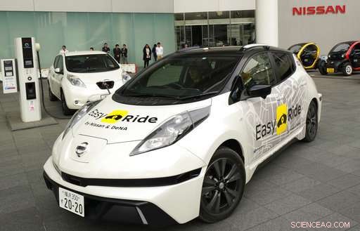 Nissan Launches Real-World Tests of Semi-Autonomous Easy Ride Vehicles