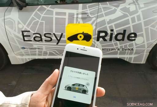 Nissan Launches Real-World Tests of Semi-Autonomous Easy Ride Vehicles