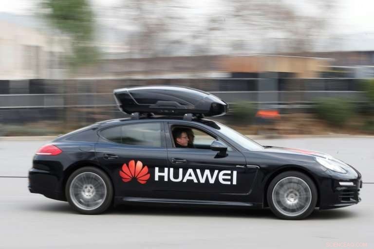 Huawei’s AI-Enabled Smartphone Guides a Porsche