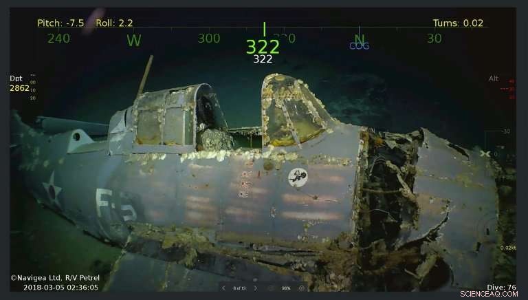 WWII USS Lexington Aircraft Carrier Wreck Discovered Off Australian Coast