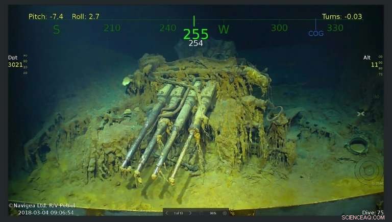 WWII USS Lexington Aircraft Carrier Wreck Discovered Off Australian Coast