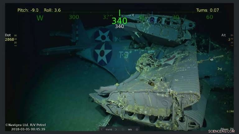 WWII USS Lexington Aircraft Carrier Wreck Discovered Off Australian Coast