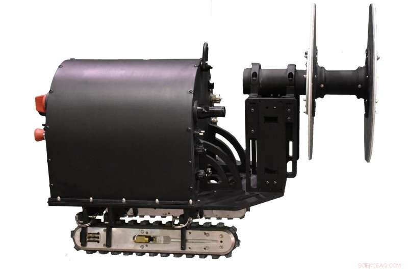 Pipe-Crawling Robot Aids Decommissioning of DOE Nuclear Facility