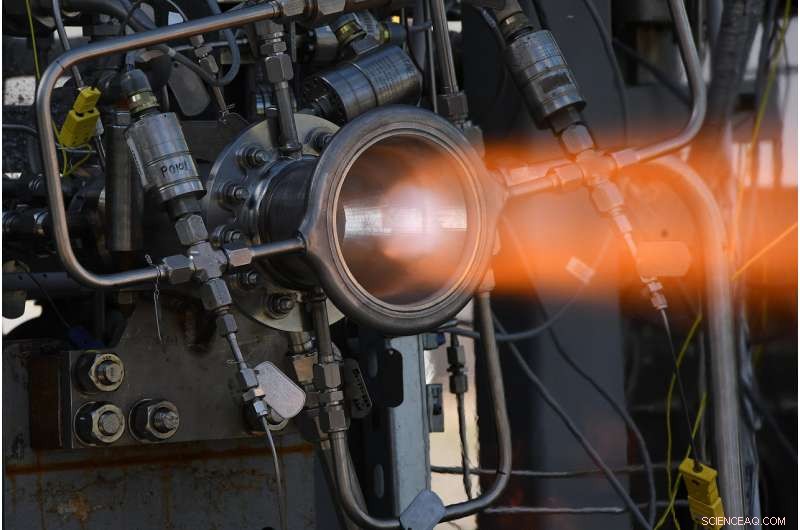 NASA Marshall s 3D-Printed Rocket Engine Nozzle Endures 1,040 Seconds of Extreme Testing