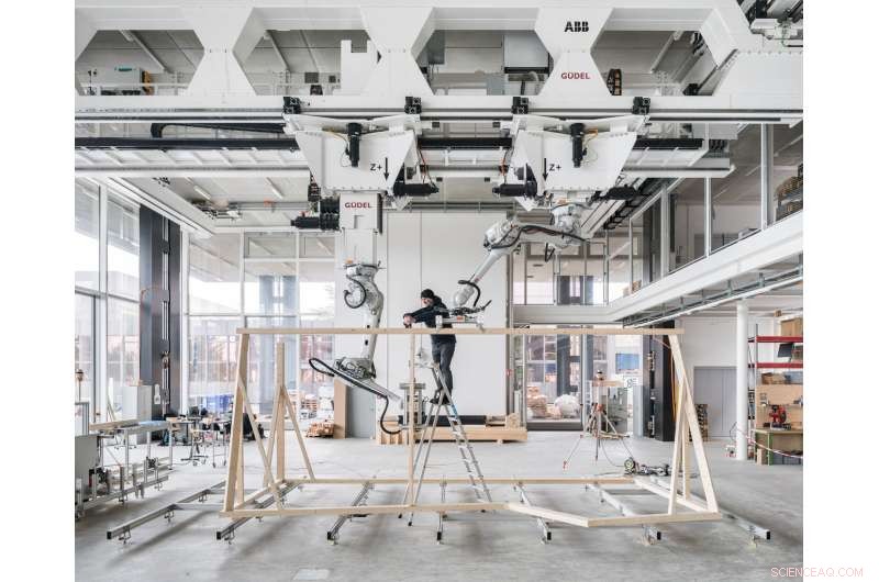 Robotic Collaboration Revolutionizing Timber Construction