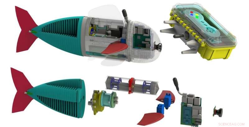 Soft Robotic Fish SoFi Glides Among Real Coral Reef Creatures