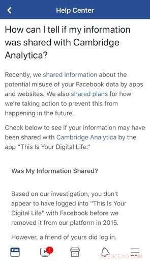 Facebook Issues Privacy Alerts to Users Affected by Cambridge Analytica