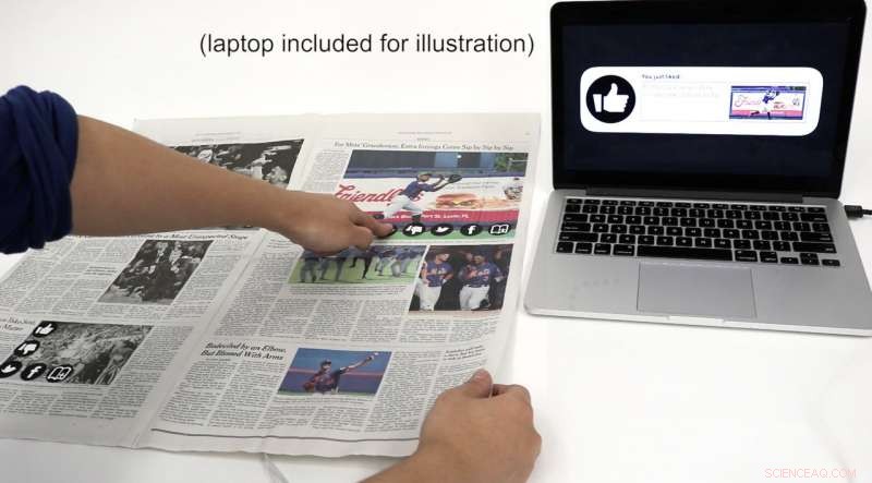 Innovative Low-Cost Method Turns Ordinary Paper into Touch‑Sensitive Surface