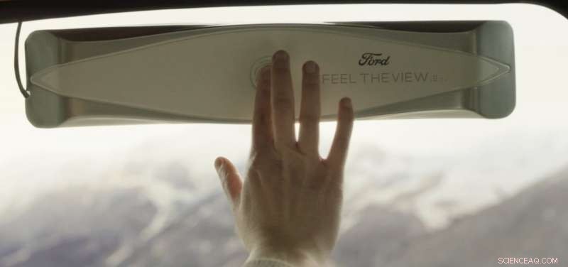 Haptic Window: Blind Drivers Experience Scenic Views Through Tactile Feedback