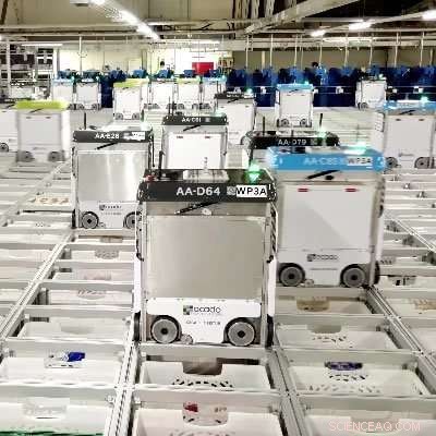 The Future of Grocery Shopping: Swarm Robots Delivering Your Order