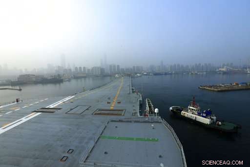 China s Inaugural Home-Built Aircraft Carrier Commences Sea Trials