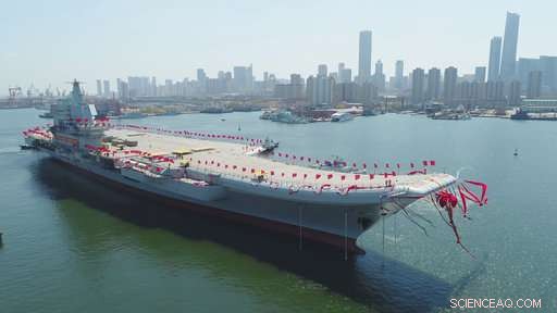 China s Inaugural Home-Built Aircraft Carrier Commences Sea Trials