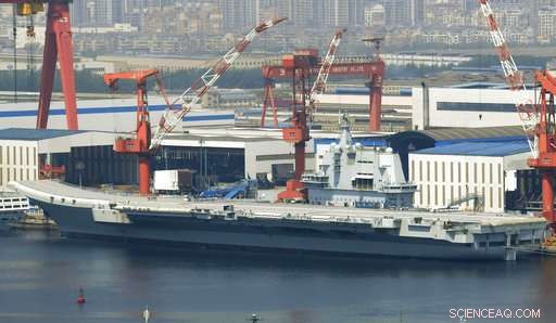 China s Inaugural Home-Built Aircraft Carrier Commences Sea Trials