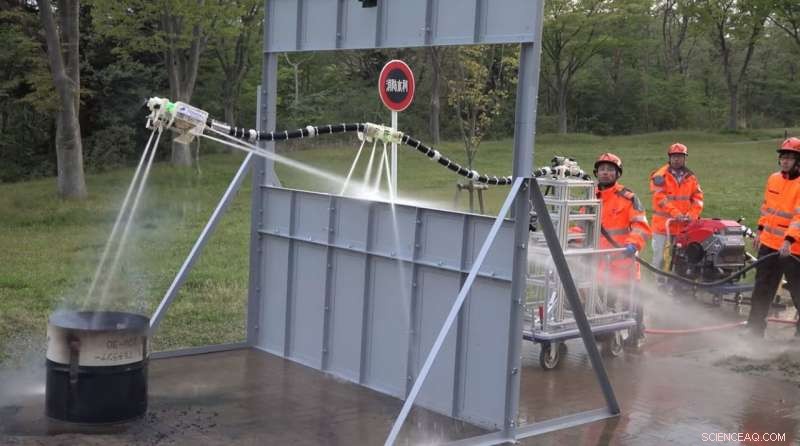 Dragon‑Inspired Firefighter Robot Equipped with Advanced Nozzles