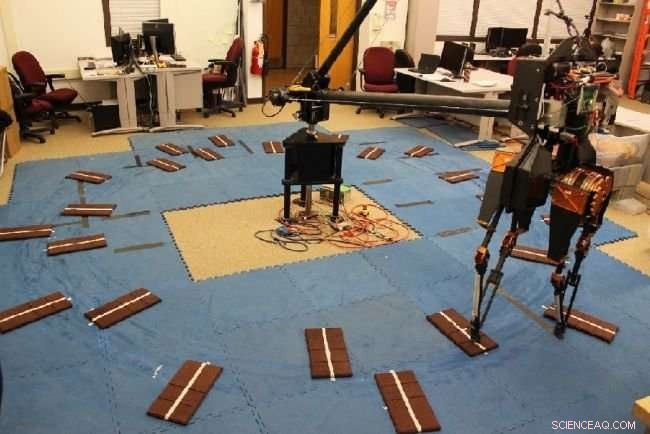 Bipedal Robots Master Dynamic Walking Across Stepping Stones