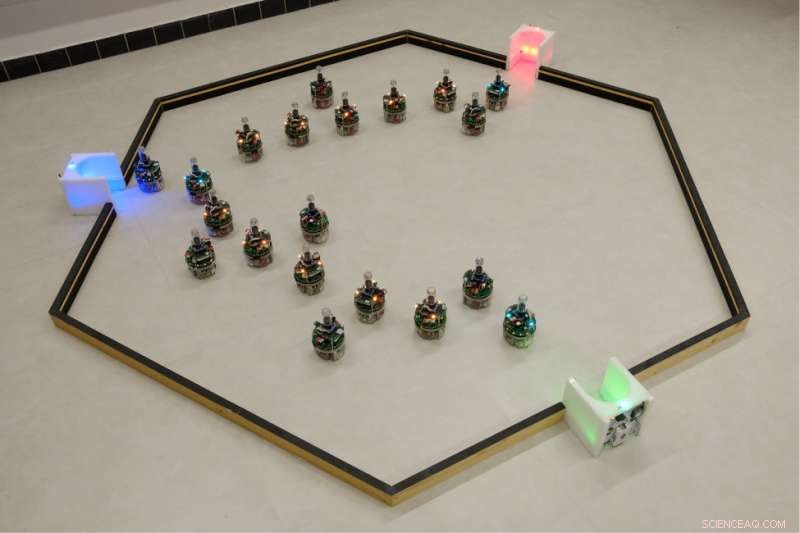 Swarm Robots Efficiently Optimize Task Sequencing for Disaster Response