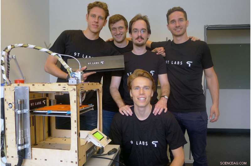 Carbon Components Made with a 3‑D Printer