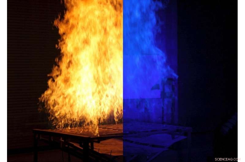 NIST Blue‑LED Imaging: Seeing Through Flames with Narrow‑Spectrum Light