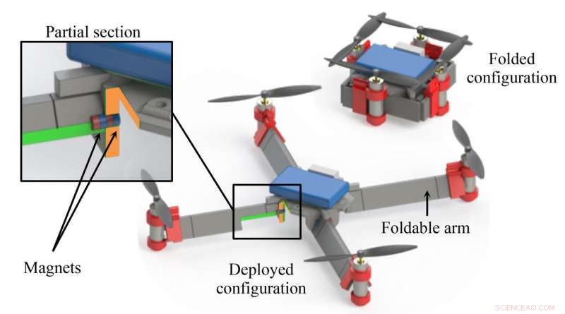 Insect-Inspired Drone Resilient to Impact Through Smart Layering
