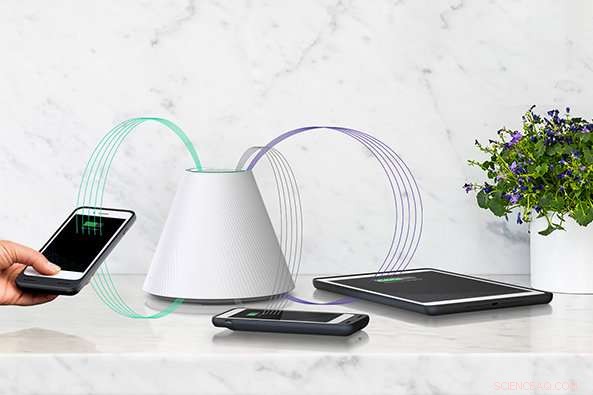 Charge Phone, Tablet & Wearable Simultaneously with Pad-Free Wireless Charger