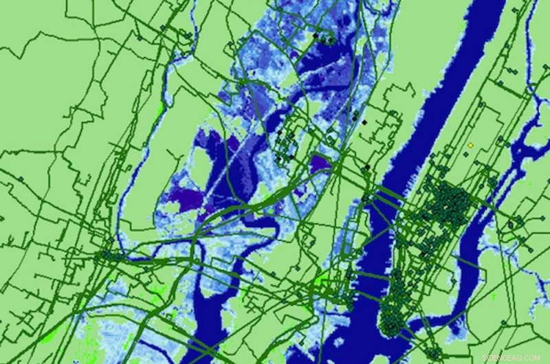 Rising Seas Threaten Critical Internet Links: Key Connections and Vulnerable Locations