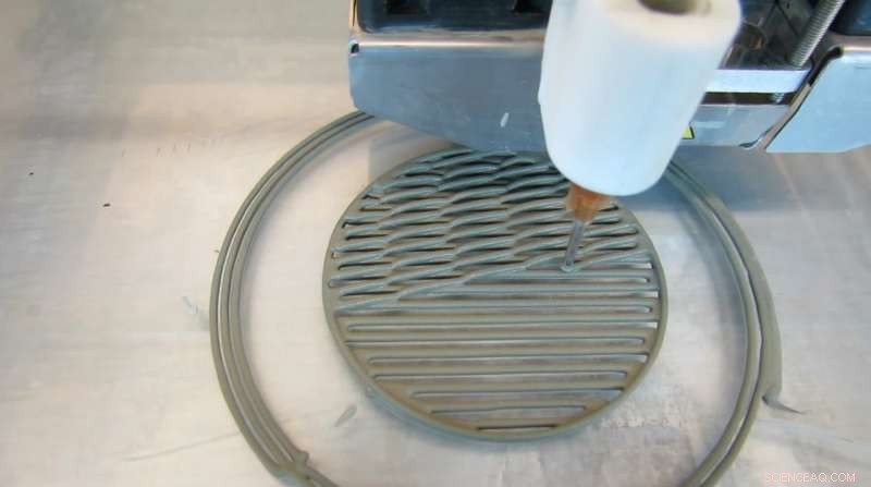 Bioinspired 3D‑Printed Cement Paste Strengthens as It Cracks—Nature-Inspired Resilience