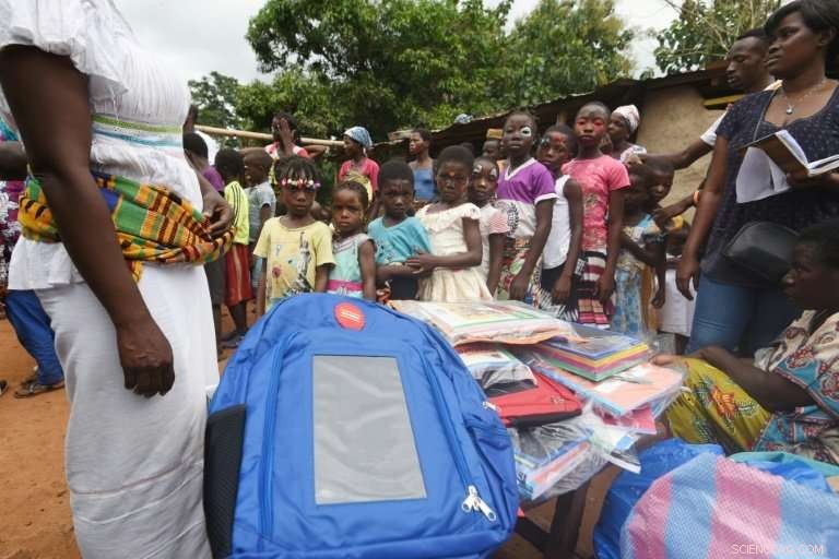 Solar Backpacks Bring Hope to Ivory Coast Students