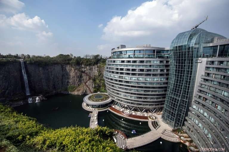 China Unveils Luxury Hotel Inside Former Quarry, Redefining Hospitality
