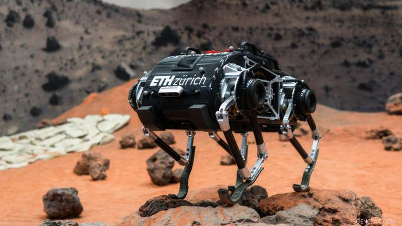 Robotic Hopper Under Test at ESA s Mars Yard
