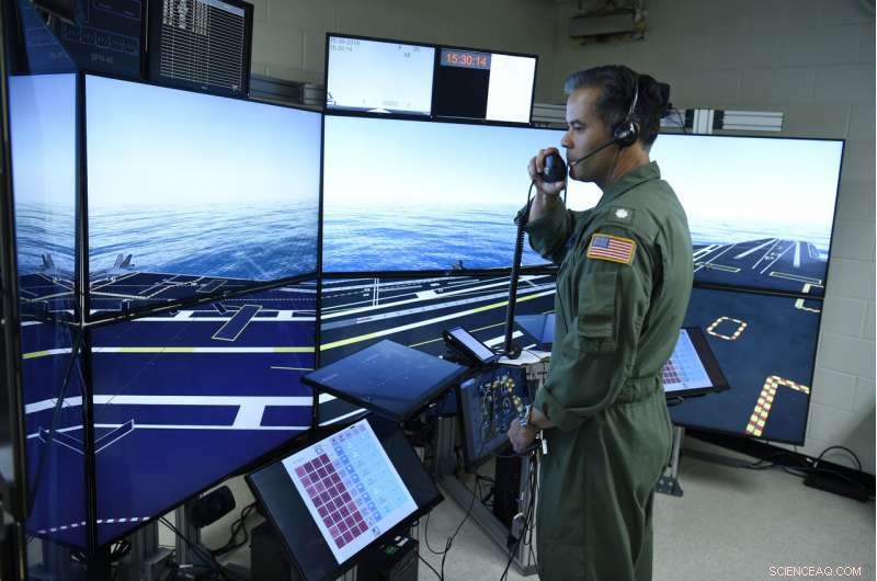 Advanced Virtual Training for Aircraft Carrier Flight Deck Crews