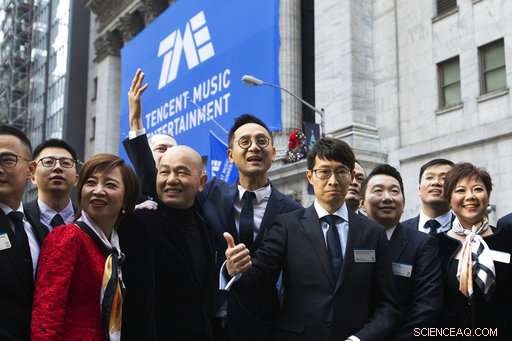 Tencent Music Shares Surge on First Trading Day