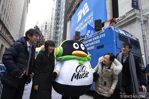 Tencent Music Shares Surge on First Trading Day