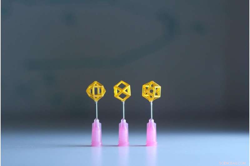 Engineers develop 3‑D‑printed metamaterials that adapt their mechanical properties in response to magnetic fields